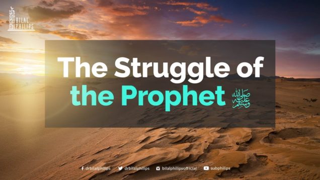 The struggle of the prophet