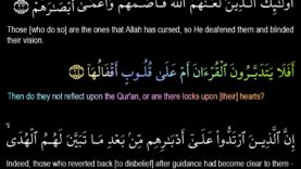 SURAH MUHAMMAD (MUHAMMAD) CHAPTER 47 BY ABU BAKR AL-SHATRI