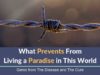 What Prevents Us From Living in Paradise In This World | Gems from the Disease and The Cure