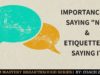 Why You MUST Say No – How Do You Say it?