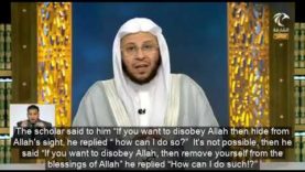 A precious message to all those who disobey Allah when alone in private