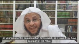 Is it permissible to pay the butcher with meat fromEid sacrifice, Hadiy, Aqiqah etc?