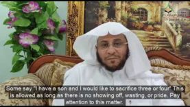 Is it permissible to sacrifice 3 sheep for the male and 2 sheep for the female for the Aqiqah?