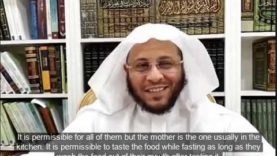 Ramadan: Ruling on tasting food while fasting