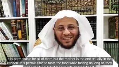 Ramadan: Ruling on tasting food while fasting